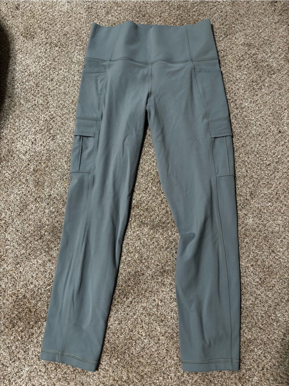Athleta light blue High-Waist Performance Leggings - with pockets - Small